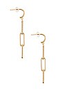view 2 of 3 Ever Link Duster Earrings in Gold