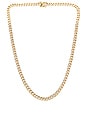 view 1 of 3 Celine Pave Curb Link Chain in Gold