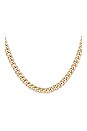 view 2 of 3 Celine Pave Curb Link Chain in Gold