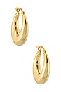 view 1 of 3 Becca Hoops in Gold