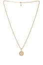 view 1 of 3 Gothic Initial Charm Necklace in Gold
