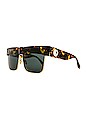 view 2 of 3 Rosalie in Dark Tortoise Shell, Light Gold & Deep Green