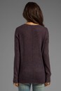 view 3 of 5 The Wayward Cashmere Sweater in Purple Haze