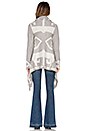 view 3 of 3 Marlboro Wrap Sweater in Heather Grey & Avalanche