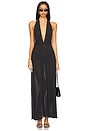 view 1 of 4 District Maxi Dress in Onyx Polka