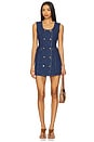 view 1 of 3 L'esprit Mini Dress in Indigo