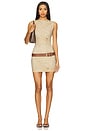 view 1 of 4 Golden Hour Mini Dress in Travertine