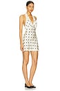 view 2 of 3 Stars Align Mini Dress in Cream Polka