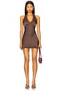 view 1 of 3 x REVOLVE Stars Align Mini Dress in Chocolate