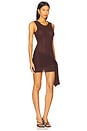 view 3 of 5 x REVOLVE Soleil Mini Dress in Chocolate