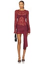view 1 of 3 Midnight Mini Dress in Garnet