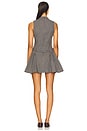 view 4 of 4 Vestido curto Chelsea in Noir Check