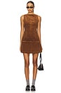 view 1 of 3 Cocquette Mini Dress in Chocolate