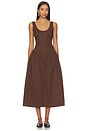view 1 of 3 Luna Rosa Maxi Dress in Chocolate