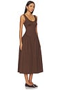 view 2 of 3 Luna Rosa Maxi Dress in Chocolate