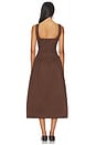 view 3 of 3 Luna Rosa Maxi Dress in Chocolate