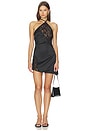 view 1 of 4 Amore Mini Dress in Noir