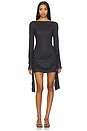 view 1 of 4 Glory Mini Dress in Onyx Polka