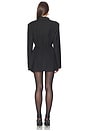 view 3 of 3 VESTIDO OLYMPIA BLAZER in Noir