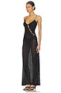 view 2 of 3 ROBE ABOUT A GIRL MAXI in Noir