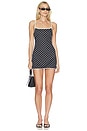 view 1 of 3 Voyage Mini Dress in Noir Polka