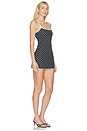 view 2 of 3 Voyage Mini Dress in Noir Polka