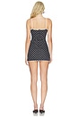 view 3 of 3 Voyage Mini Dress in Noir Polka