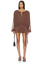 view 1 of 3 Elements Mini Dress in Chocolate