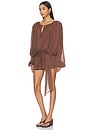 view 2 of 3 Elements Mini Dress in Chocolate