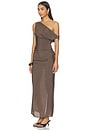 view 3 of 4 VESTIDO SWEETHEART MAXI in Cocoa