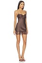 view 2 of 3 Angelic Mini Dress in Chocolate