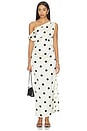 view 1 of 3 ROBE SWEETHEART MAXI in Cream Polka