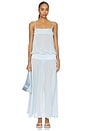 view 1 of 3 ROBE GRACIA MAXI in Pale Blue