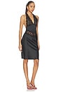 view 2 of 3 ROBE SOLANA MIDI in Onyx