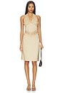 view 1 of 3 Solana Midi Dress in Beige Plaid