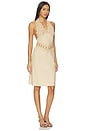 view 2 of 3 Solana Midi Dress in Beige Plaid