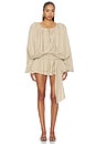 view 1 of 3 Elements Mini Dress in Beige