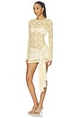 view 2 of 3 VESTIDO MIDNIGHT MINI in Butter