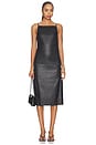 view 2 of 4 ROBE ALEXA MIDI in Onyx
