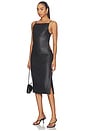 view 4 of 4 ROBE ALEXA MIDI in Onyx