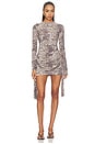 view 1 of 3 Glory Mini Dress in Leopard Fade