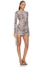 view 2 of 3 Glory Mini Dress in Leopard Fade