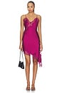 view 1 of 5 VESTIDO EMERGING MIDI  in Plum