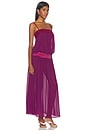 view 2 of 3 VESTIDO GRACIA MAXI  in Plum