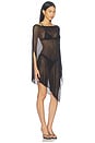 view 2 of 3 Luminous Mesh Dress in Smoke