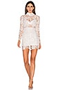 view 1 of 4 Falling For Florence Lace Dress in White
