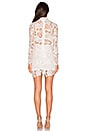 view 3 of 4 Falling For Florence Lace Dress in White