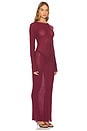 view 2 of 3 Prophecy Maxi Dress in Burgundy