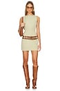 view 1 of 3 Ethereal Buckle Mini Dress in Beige