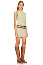 view 2 of 3 Ethereal Buckle Mini Dress in Beige